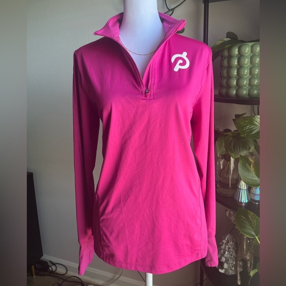 Peloton Fuchsia Long Sleeve Activewear Top - Picture 5 of 8